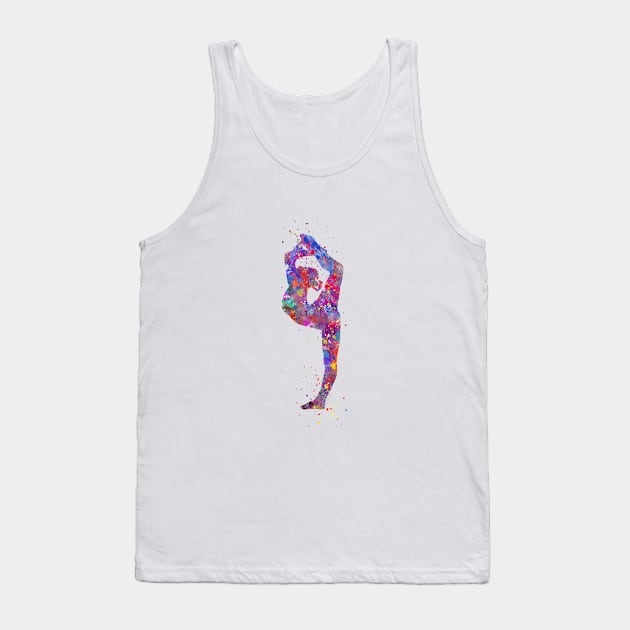 Gymnastics girl Tank Top by RosaliArt